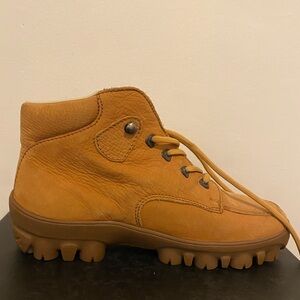 Bally Nubuck Short Lace Up Boots